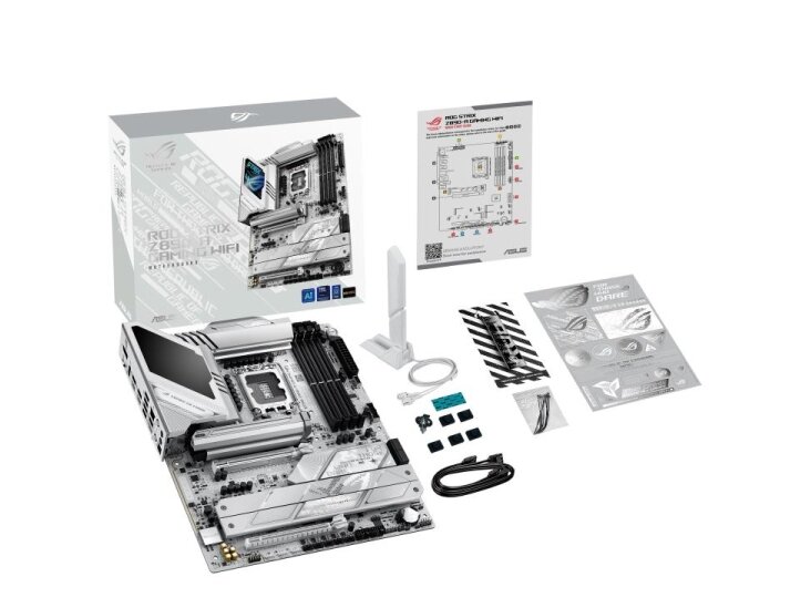 Mainboard|ASUS|Intel Z890|LGA1851|ATX|Memory DDR5|Memory slots 4|1xPCI-Express 4.0 16x|1xPCI-Express 5.0 16x|5xM.2|1xHDMI|1xDisplayPort|1xAudio-In|1xAudio-Out|2xUSB 3.0|5xUSB 3.1|1xUSB-C|2xUSB-C w/Thunderbolt|1xOptical S/PDIF|1xRJ45|ROGSTRIXZ890-AGAMWIFI