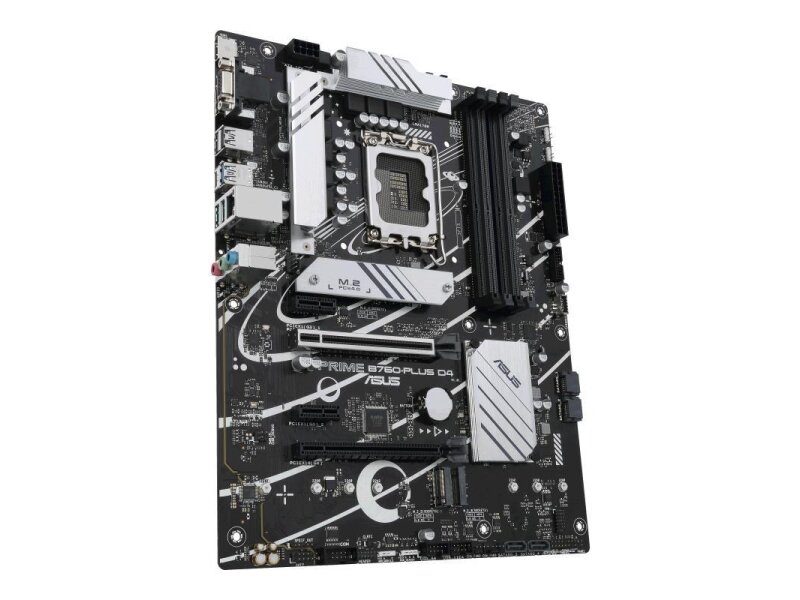 Mainboard|ASUS|Intel B760 Express|LGA1700|ATX|Memory DDR4|Memory slots 4|2xPCI-Express 3.0 1x|1xPCI-Express 4.0 16x|1xPCI-Express 5.0 16x|3xM.2|1x15pin D-sub|1xHDMI|1xDisplayPort|2xUSB 2.0|3xUSB 3.2|1xUSB-C|1xRJ45|3xAudio port|PRIMEB760-PLUSD4 2