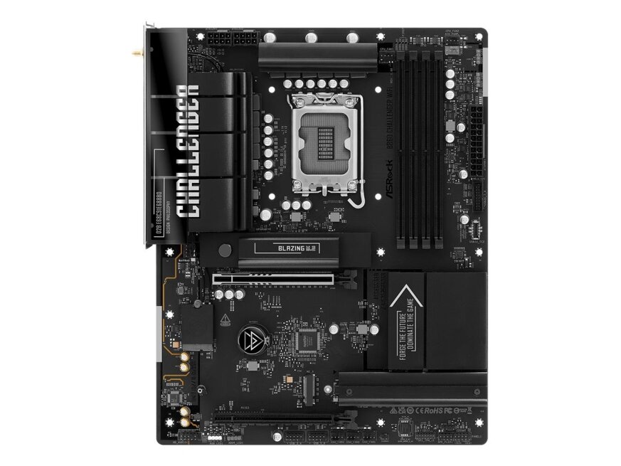 Mainboard|ASROCK|Intel B860|LGA 1851 (Socket V1)|ATX|RAM DDR5-SDRAM|4xSlots|Wi-Fi Yes|Bluetooth Yes|1xNumber of M.2 (M) slots|B860CHALLENGERWIFI 1 Mainboard|ASROCK|Intel B860|LGA 1851 (Socket V1)|ATX|RAM DDR5-SDRAM|4xSlots|Wi-Fi Yes|Bluetooth Yes|1xNumber of M.2 (M) slots|B860CHALLENGERWIFI 1