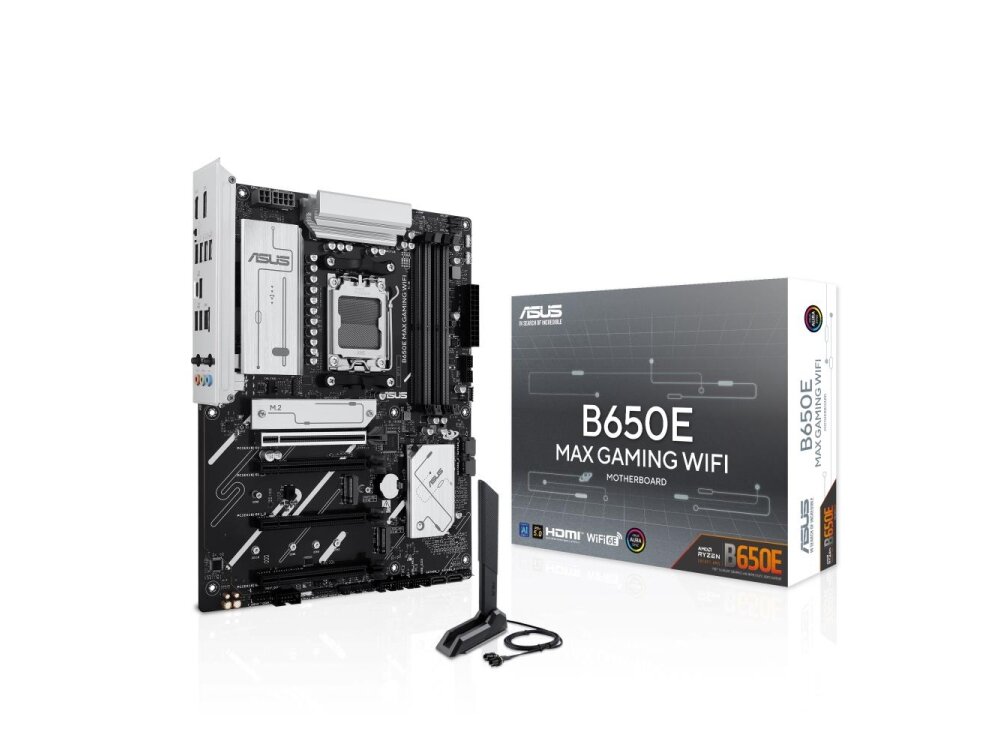 MB AMD B650 SAM5 ATX/B650E MAX GAMING WIFI ASUS MB AMD B650 SAM5 ATX/B650E MAX GAMING WIFI ASUS