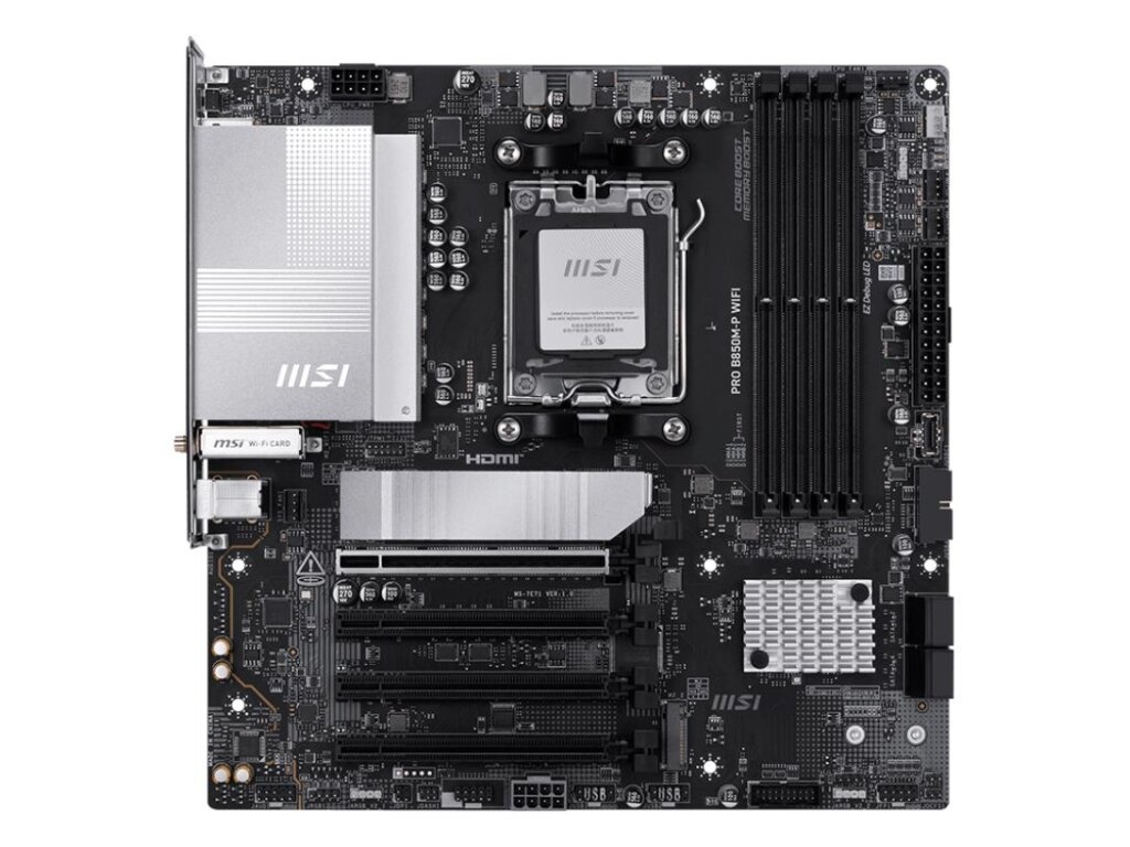 MB AMD B850 SAM5 MATX/PRO B850M-P WIFI MSI 1