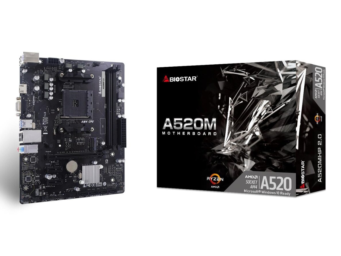 MB AMD A520 SAM4 MATX/A520MHP 2.0 BIOSTAR 3