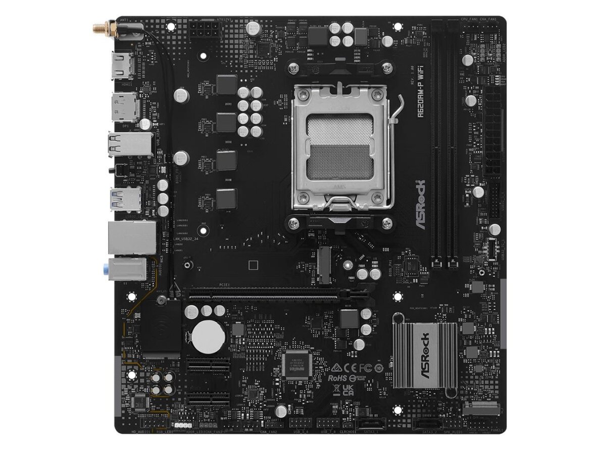 MB AMD A620A SAM5 MATX/A620AM-P WIFI ASROCK 1 MB AMD A620A SAM5 MATX/A620AM-P WIFI ASROCK 1