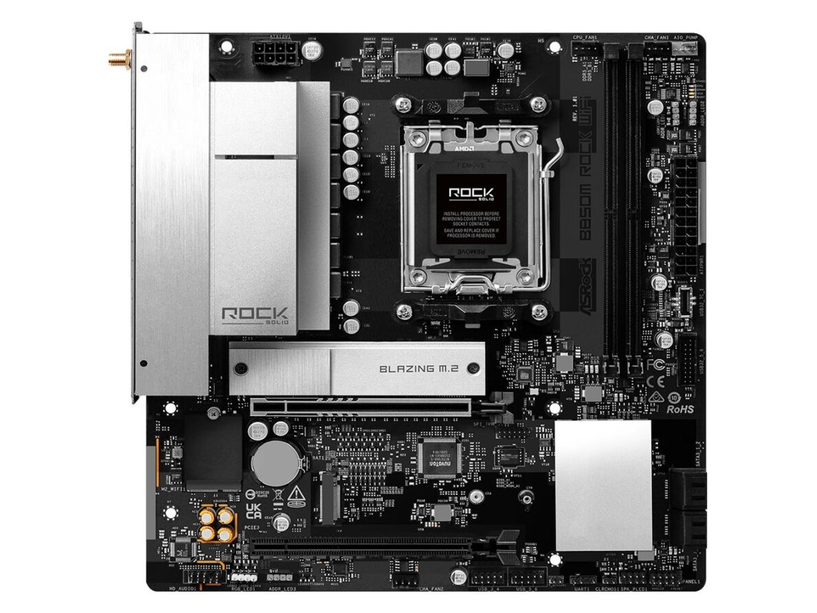 MB AMD B850 SAM5 MATX/B850M ROCK WIFI ASROCK 1