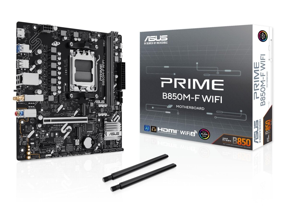 MB AMD B850 SAM5 MATX/PRIME B850M-F WIFI ASUS 6
