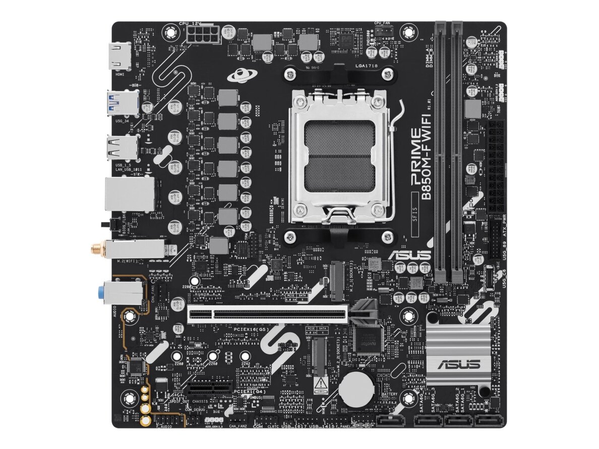 MB AMD B850 SAM5 MATX/PRIME B850M-F WIFI ASUS