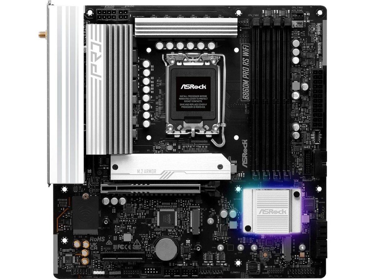 MB B860 S1851 MATX/B860M PRO RS WIFI ASROCK 1