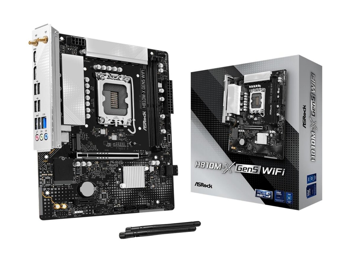 MB H810 S1851 MATX/H810M-X GEN5 ASROCK