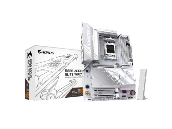 MB AMD B850 SAM5 ATX/B850 A ELITE WF7 ICE GIGABYTE MB AMD B850 SAM5 ATX/B850 A ELITE WF7 ICE GIGABYTE