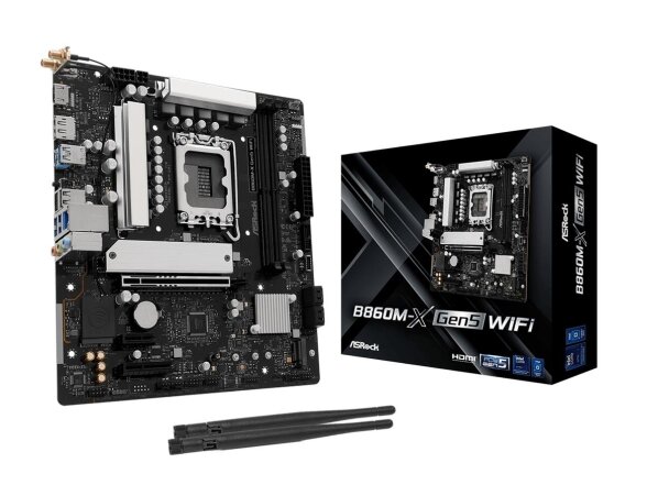 MB B860 S1851 MATX/B860M-X GEN5 WIFI ASROCK MB B860 S1851 MATX/B860M-X GEN5 WIFI ASROCK