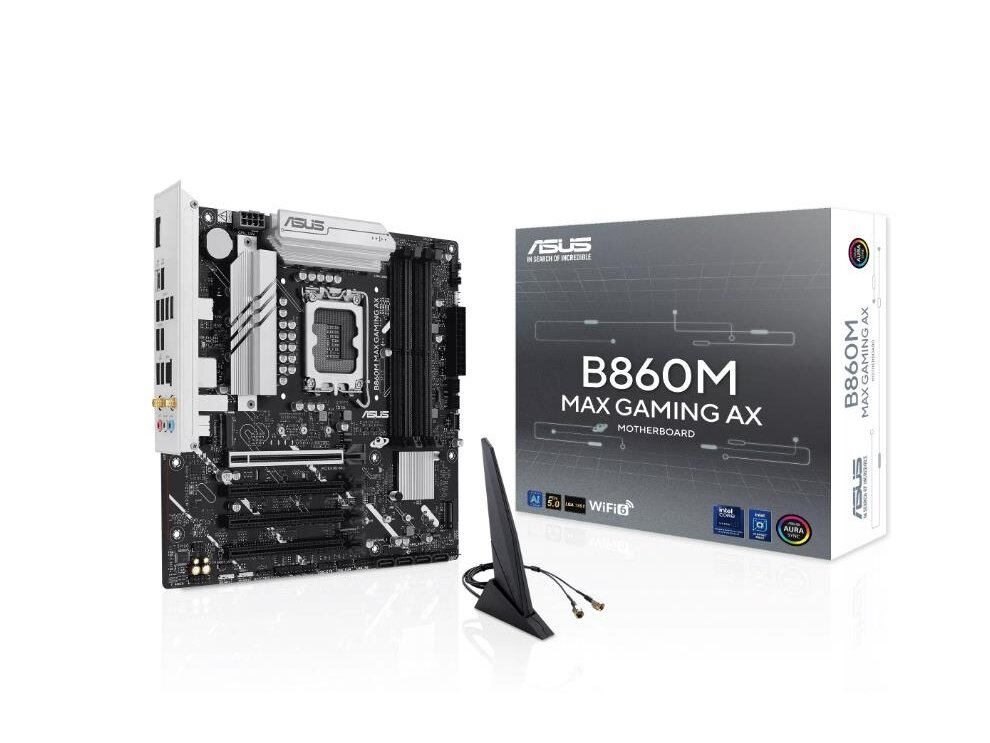MB B860 S1851 MATX/B860M MAX GAMING AX ASUS 6 MB B860 S1851 MATX/B860M MAX GAMING AX ASUS 6