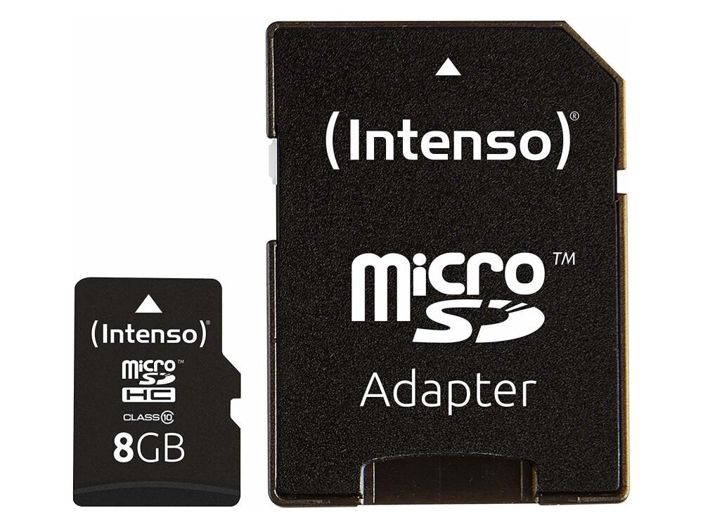 MEMORY MICRO SDHC 8GB C10/W/ADAPTER 3413460 INTENSO MEMORY MICRO SDHC 8GB C10/W/ADAPTER 3413460 INTENSO