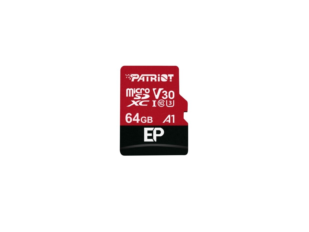 MEMORY MICRO SDXC 64GB UHS-3/PEF64GEP31MCX PATRIOT MEMORY MICRO SDXC 64GB UHS-3/PEF64GEP31MCX PATRIOT