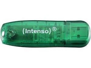 MEMORY DRIVE FLASH USB2 8GB/GREEN 3502460 INTENSO