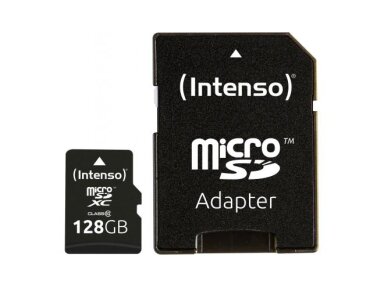 MEMORY MICRO SDXC 128GB C10/W/ADAPTER 3413491 INTENSO