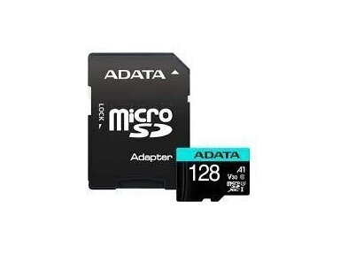 MEMORY MICRO SDXC 128GB W/AD./AUSDX128GUI3V30SA2-RA1 ADATA