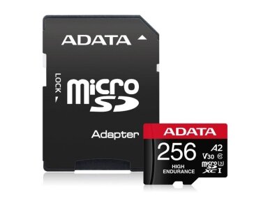 MEMORY MICRO SDXC 256GB W/AD./AUSDX256GUI3V30SHA2-RA1 ADATA