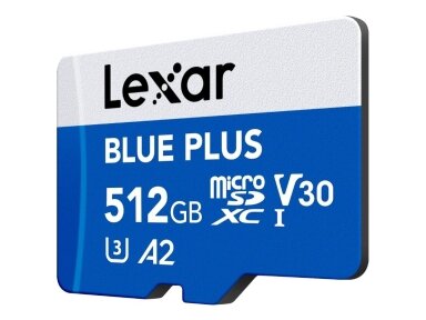 MEMORY MICRO SDXC 512GB UHS-I/W/A LMSBLPL512G-BNANG LEXAR