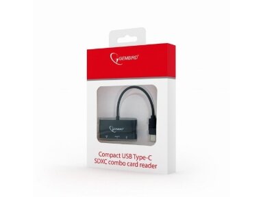 MEMORY READER USB-C SD/COMBO UHB-CR3-02 GEMBIRD