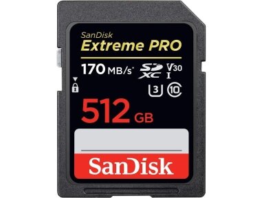 MEMORY SDXC 512GB UHS-1/SDSDXXD-512G-GN4IN SANDISK
