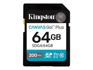 MEMORY SDXC 64GB UHS-I/SDG4/64GB KINGSTON