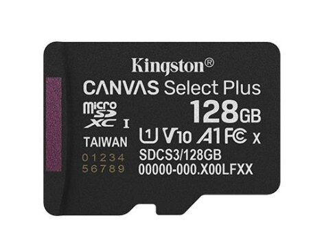 MEMORY MICRO SDXC 128GB UHS-I/SDCS3/128GBSP KINGSTON