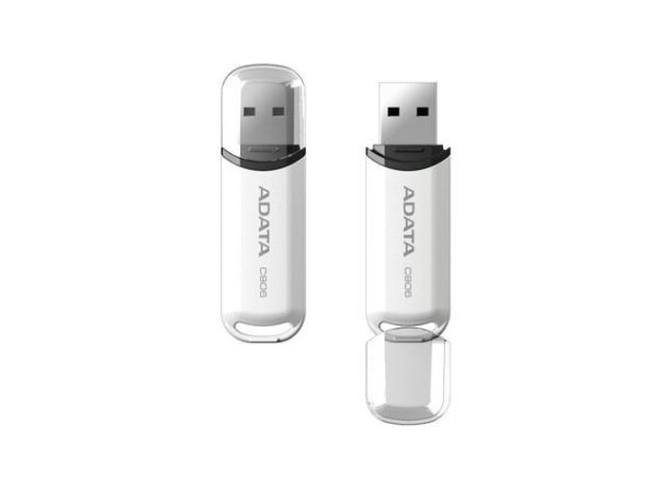 MEMORY DRIVE FLASH USB2 32GB/WHITE AC906-32G-RWH ADATA 1