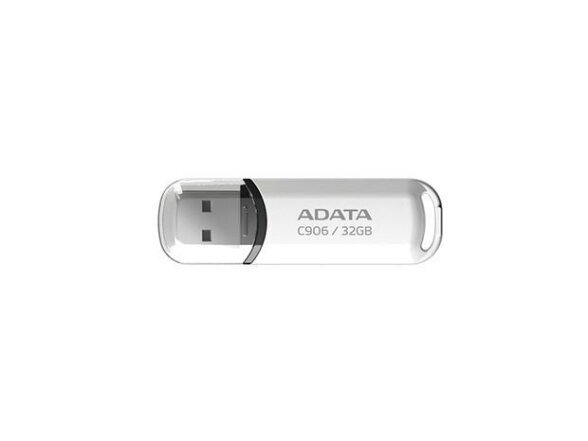MEMORY DRIVE FLASH USB2 32GB/WHITE AC906-32G-RWH ADATA MEMORY DRIVE FLASH USB2 32GB/WHITE AC906-32G-RWH ADATA