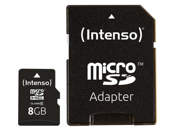 MEMORY MICRO SDHC 8GB C10/W/ADAPTER 3413460 INTENSO MEMORY MICRO SDHC 8GB C10/W/ADAPTER 3413460 INTENSO