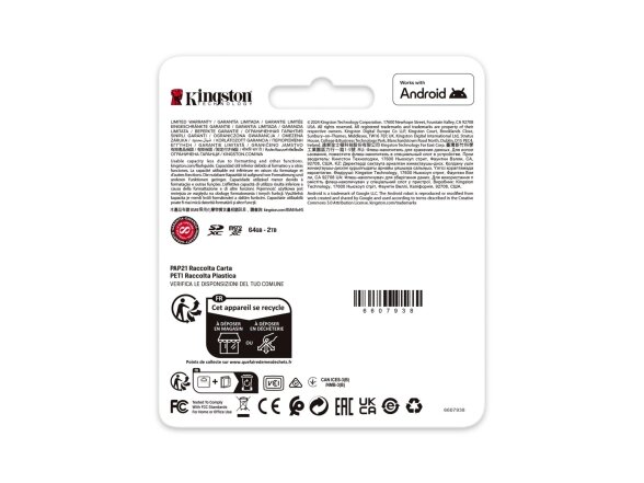 MEMORY MICRO SDXC 256GB UHS-I/1P SDCG4/256GBSP KINGSTON 3 MEMORY MICRO SDXC 256GB UHS-I/1P SDCG4/256GBSP KINGSTON 3