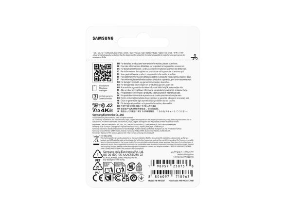 MEMORY MICRO SDXC T9 256GB/V30 MB-MH256T/WW SAMSUNG 5