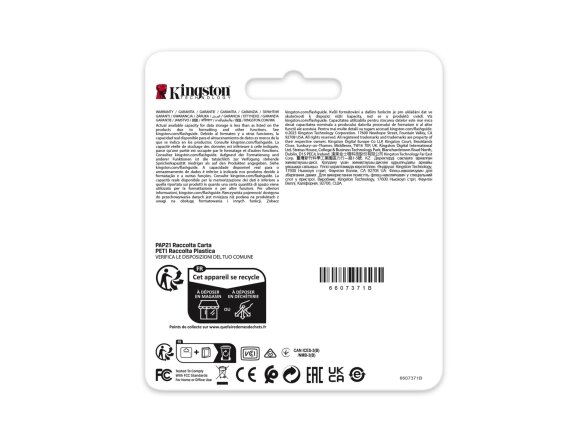 MEMORY SDHC 8GB C10/SDIT/8GB KINGSTON 2