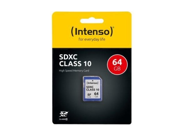 MEMORY SDXC 64GB C10/3411490 INTENSO 1 MEMORY SDXC 64GB C10/3411490 INTENSO 1