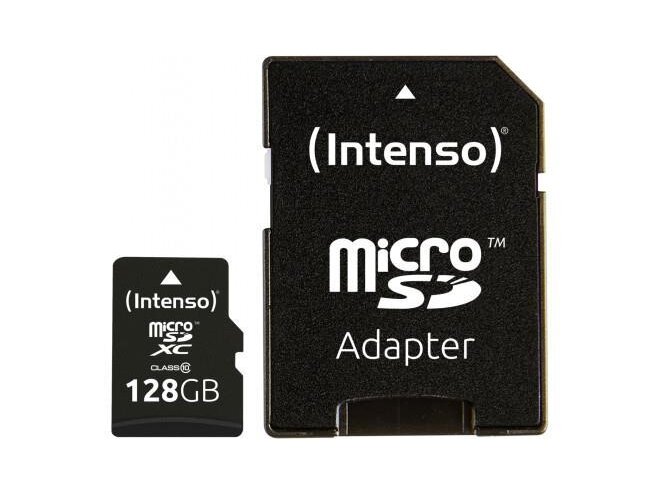 MEMORY MICRO SDXC 128GB C10/W/ADAPTER 3433491 INTENSO