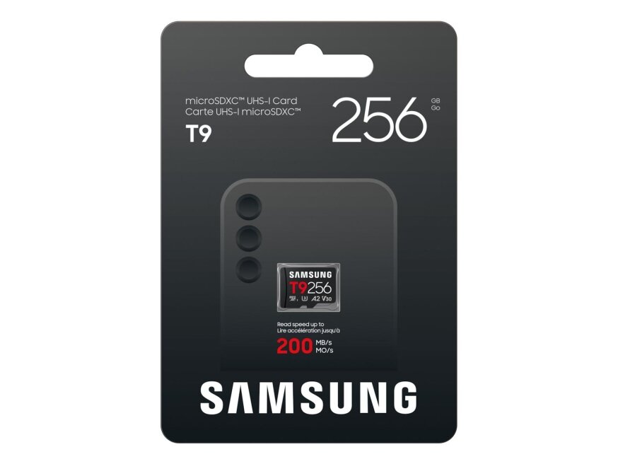 MEMORY MICRO SDXC T9 256GB/V30 MB-MH256T/WW SAMSUNG 1 MEMORY MICRO SDXC T9 256GB/V30 MB-MH256T/WW SAMSUNG 1