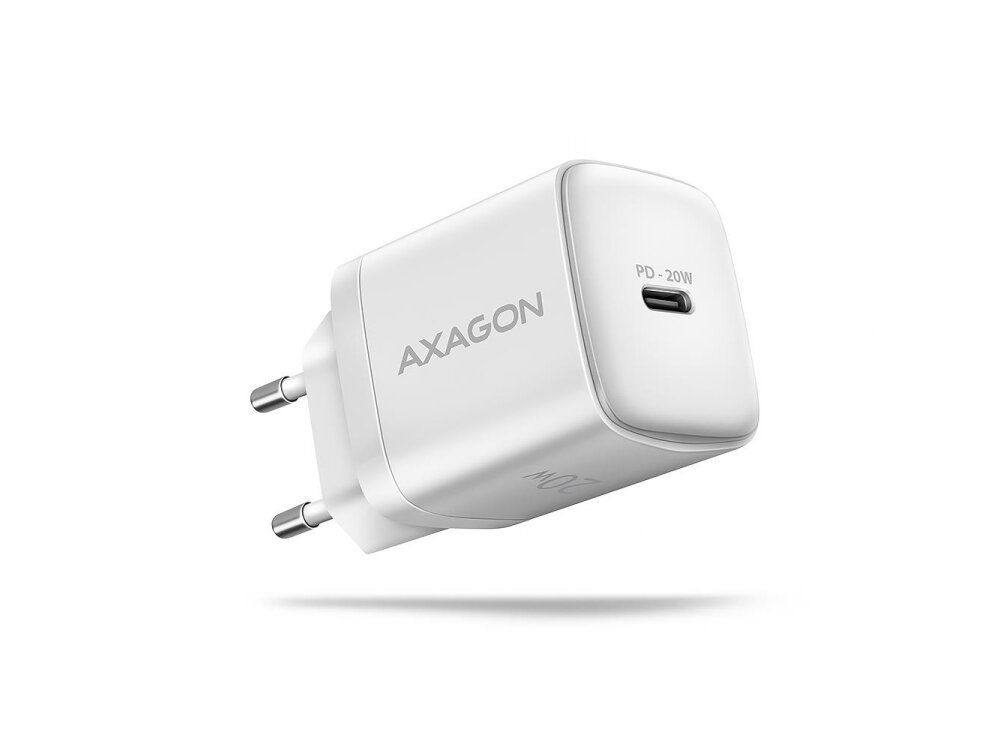 MOBILE CHARGER WALL USB-C 20W/1PORT WHITE ACU-PD20W AXAGON MOBILE CHARGER WALL USB-C 20W/1PORT WHITE ACU-PD20W AXAGON