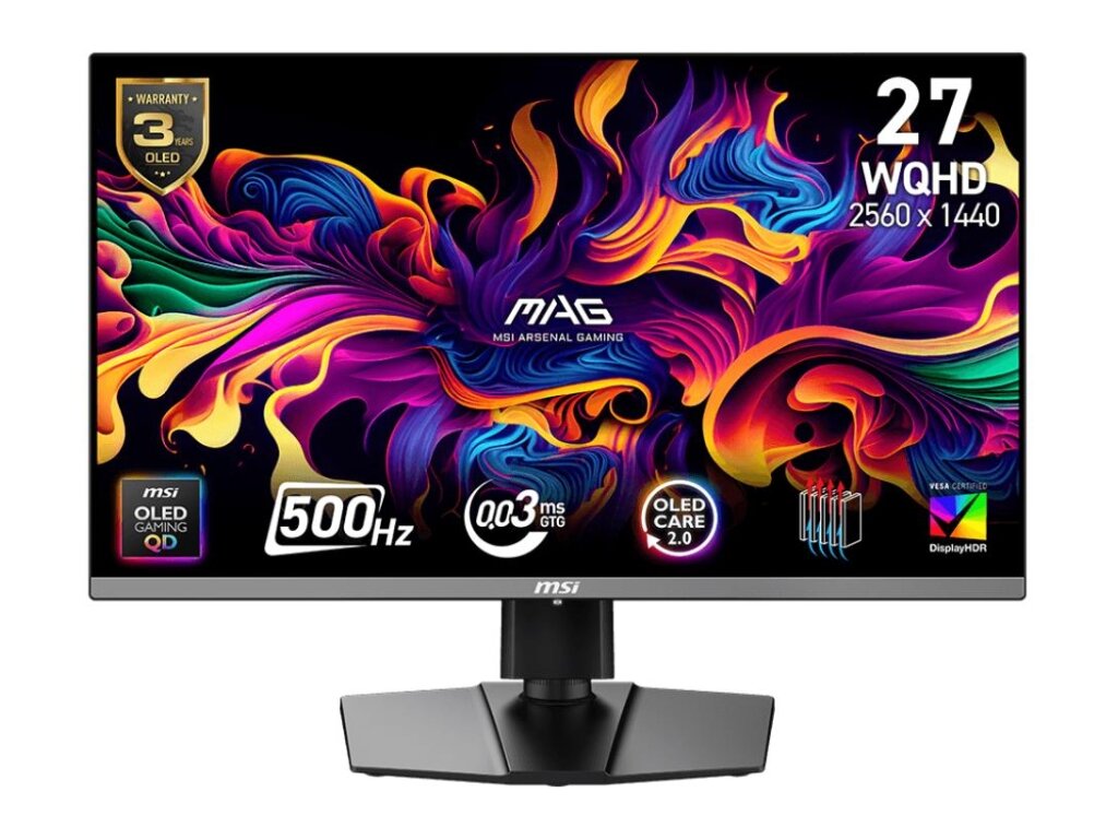 MONITOR OLED 27"/MAG 272QP QD-OLED X50 MSI