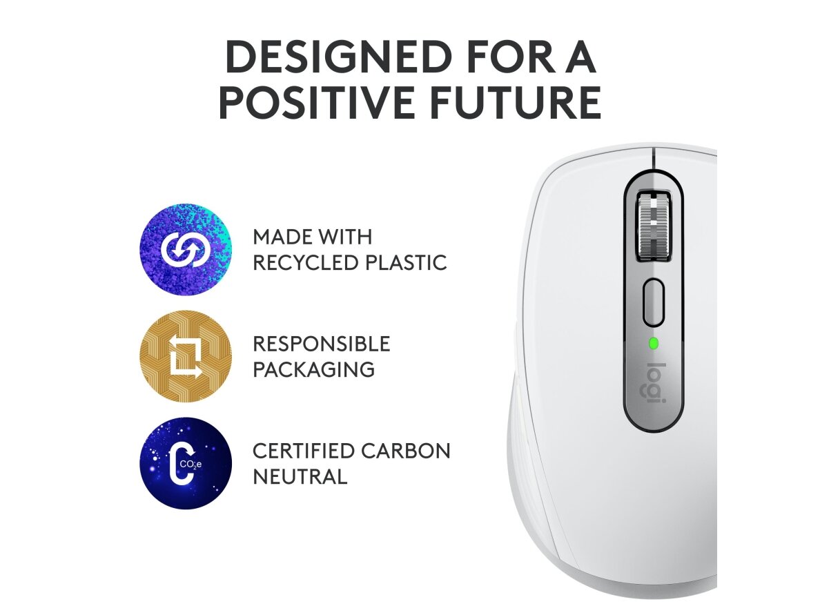 MOUSE USB OPTICAL WRL MX 3S/PALE GREY 910-006930 LOGITECH 13