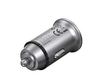 MOBILE CHARGER CAR USB/2P GRAY FFBH0 VENTION