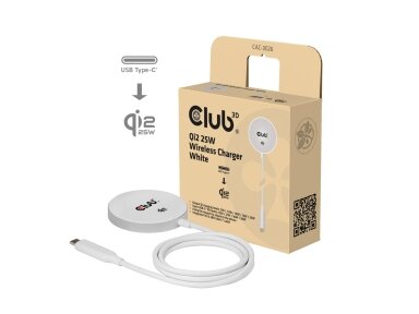 MOBILE CHARGER QI2 MAGSAFE/25W WH CAC-3026 CLUB3D