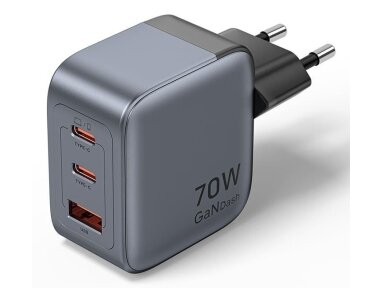 MOBILE CHARGER WALL 3PORT/70W FEXH0-EU VENTION