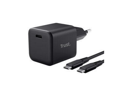 MOBILE CHARGER WALL MAXO 65W/USB-C BLACK 26046 TRUST