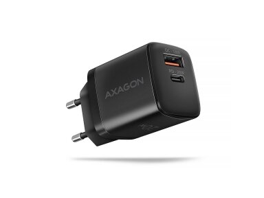MOBILE CHARGER WALL USB 20W/2PORT BLACK ACU-PQ20 AXAGON