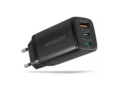 MOBILE CHARGER WALL USB 65W/GAN 3PORT ACU-DPQ65 AXAGON