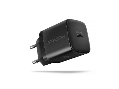 MOBILE CHARGER WALL USB-C 30W/1PORT BLACK ACU-PD30 AXAGON