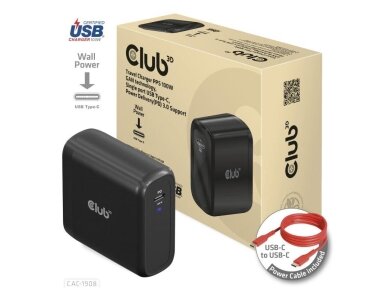 MOBILE TRAVEL CHARGER USB-C/100W CAC-1908EU CLUB3D