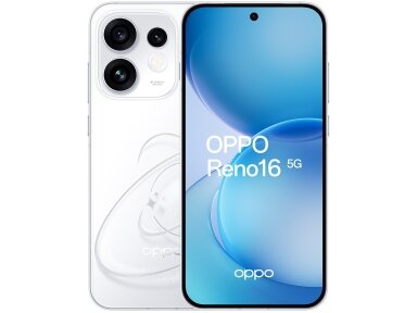 Mobilus telefonas OPPO Reno16 5G 8GB 512GB Pop White