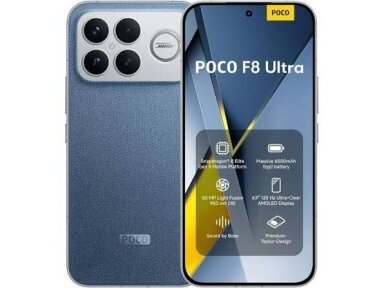 Mobilus telefonas POCO F8 Ultra 12GB 256GB BLUE
