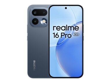 Mobilus telefonas Realme 16 Pro 5G 256GB 8GB Pebble Grey