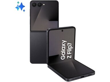 Mobilus Telefonas SAMSUNG GALAXY FLIP7 256GB BLACK SM-F766B